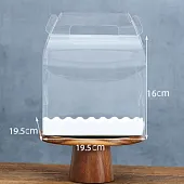 Коробка для кулича и пряничного домика, 19,5х19,5х16 см