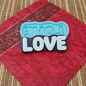 Силиконовая форма №1220 LOVE №2