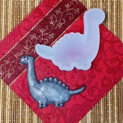 Силиконовая форма Динозавр Камаразавр №896