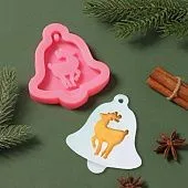 Силиконовая форма молд "Колокольчик оленя", 10х9х1,5 см