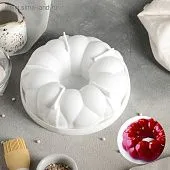 Форма для выпечки и муссовых десертов "Цветочное лакомство", 19х19х5,5 см