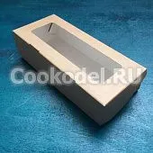 Коробка Табокс-М Крафт с окном 17х7х4 см