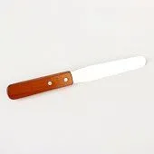 Лопатка - палетка, с деревянной ручкой, рабочая поверхность прямая, 15х3 см