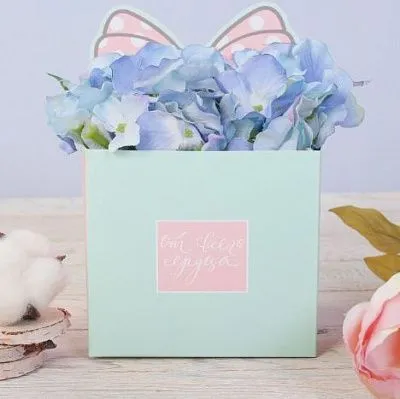 Коробка для пряничного букета "От всего сердца", 12х20х10 см