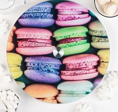 Подставка для торта вращающаяся "Макароны" (D-32 см)