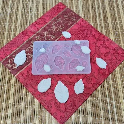 Силиконовая форма молд Листики №608