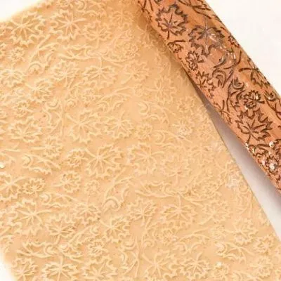 AL Узорная скалка "Кленовые листья"