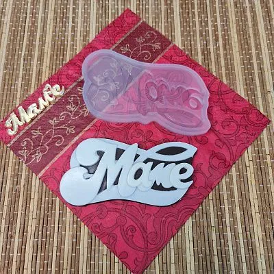 Силиконовая форма №971 Маме