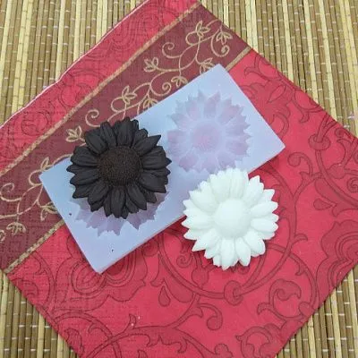 Силиконовая форма молд 3D Цветок Ромашка №56