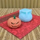 Силиконовая форма молд №2012 "Тыква на Хэллоуин"