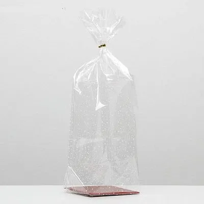 Пакет подарочный с жестким дном "Подарочный с рисунком ", 11х17х55