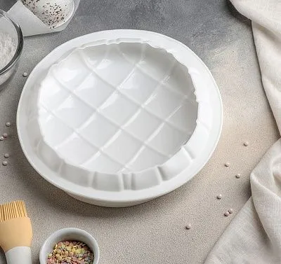 Форма для выпечки и муссовых десертов "Клетка", D-22 см, Н-6 см