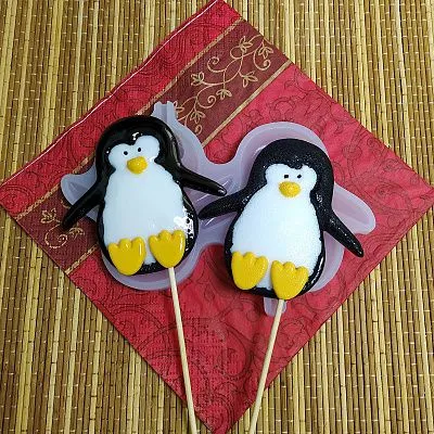 Силиконовая форма Пингвин №466