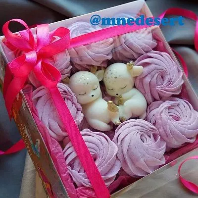 Силиконовая форма молд 3D Спящий олененок №5