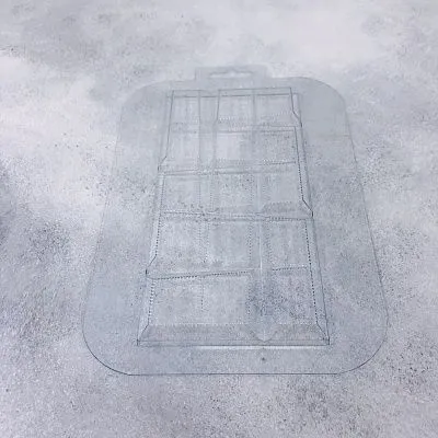 Форма для шоколада Плитка Зигзаг (пластик)