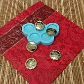 Силиконовая форма №1222 Армейские Пуговицы