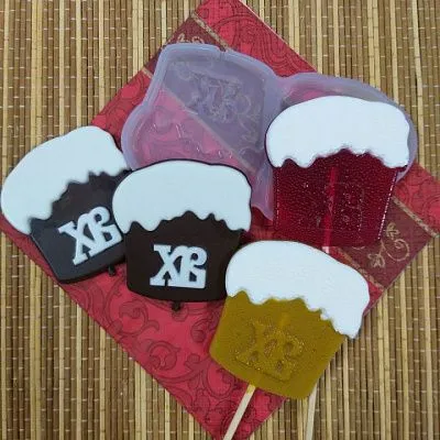 Силиконовый форма "Кулич ХВ",  №293