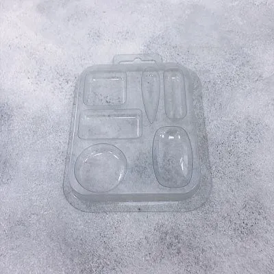 Форма для шоколада Шоко кристаллы геометрические (пластик)асибо