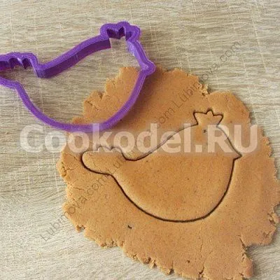 AL Форма Птичка с короной 11 см