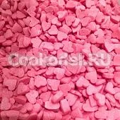 Посыпка Сердечки розовые мини, 100 гр