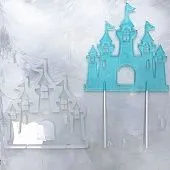 Силиконовая форма для леденцов Замок №164 20х19 см