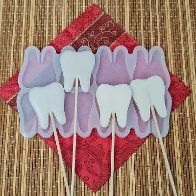 Силиконовая форма №734 Зубики