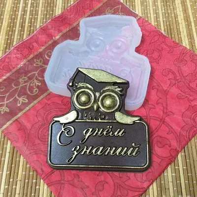 Силиконовая форма №427 "С днем знаний"