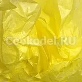 Бумага тишью Желтый 10 листов