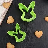 Набор форм для вырезания печенья «Кролик», 2 шт