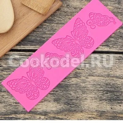 Коврик для гибкого айсинга "Бабочки", 19х6см