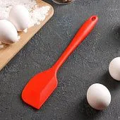 Силиконовая лопатка 26,5х5,7х1,7 см, цвет МИКС
