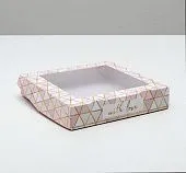 Коробка складная "Геометрия", 20х20х4 см