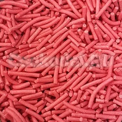 Посыпка "Вермишель малиновая", 100 гр