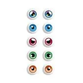 Сахарные мини-медальоны "Глазки цветные", 65 гр