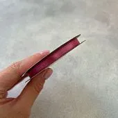 Лента атласная "Розовая-6050" шир-6 мм