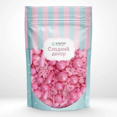 Посыпка Альтер сладкий декор Нежная любовь, 50 гр