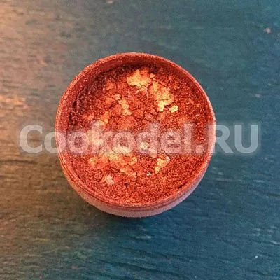 Сухой блестящий краситель Оранжевый янтарь 5гр