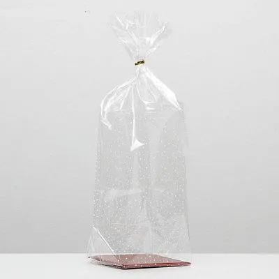 Пакет подарочный с жестким дном "Подарочный с рисунком ", 11х17х55