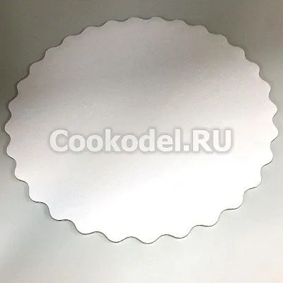Подложка усиленная Двусторонняя Белая 38 см