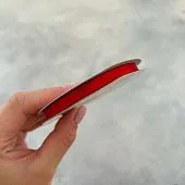 Лента атласная "Красная 6078", 6 мм