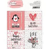 Наклейки "Happy Valentines Day", 11,3х8,8 см