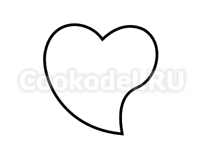 AL форма "Сердечко №2" 11 см