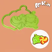 Штамп вырубка "Ам Ням с сердечком" №4