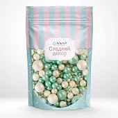 Воздушный рис Альтер в шоколадной глазури Изумруд/Серебро №194, 100 гр