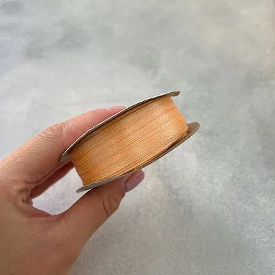 Лента атласная "Бежевая-6035" шир-3 мм, длина 91 м