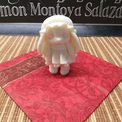 Силиконовая форма молд 3D Зайчик 251 8,8 см