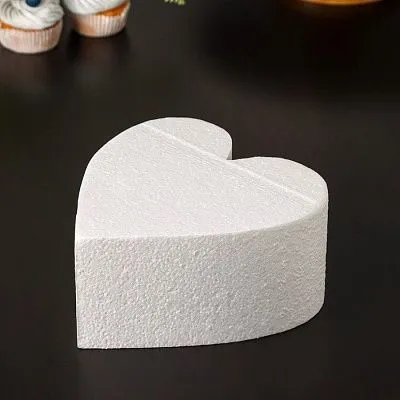 Фальш ярус для торта Сердце D-20 см, H-10 см