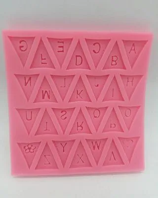 Силиконовая форма молд Коврик алфавит 10х10 см