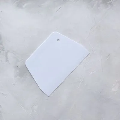 Шпатель кондитерский прямой "Средний" 15,5х10,5 см (пластик)