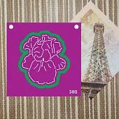 S Форма + трафарет "Ирис", 10 см